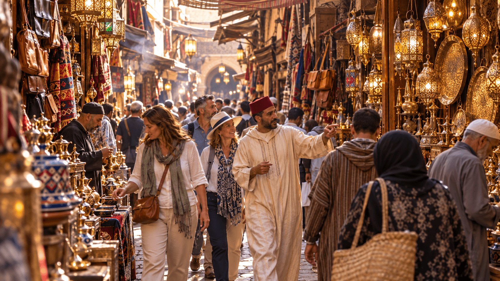 Souk de la médina de Fès